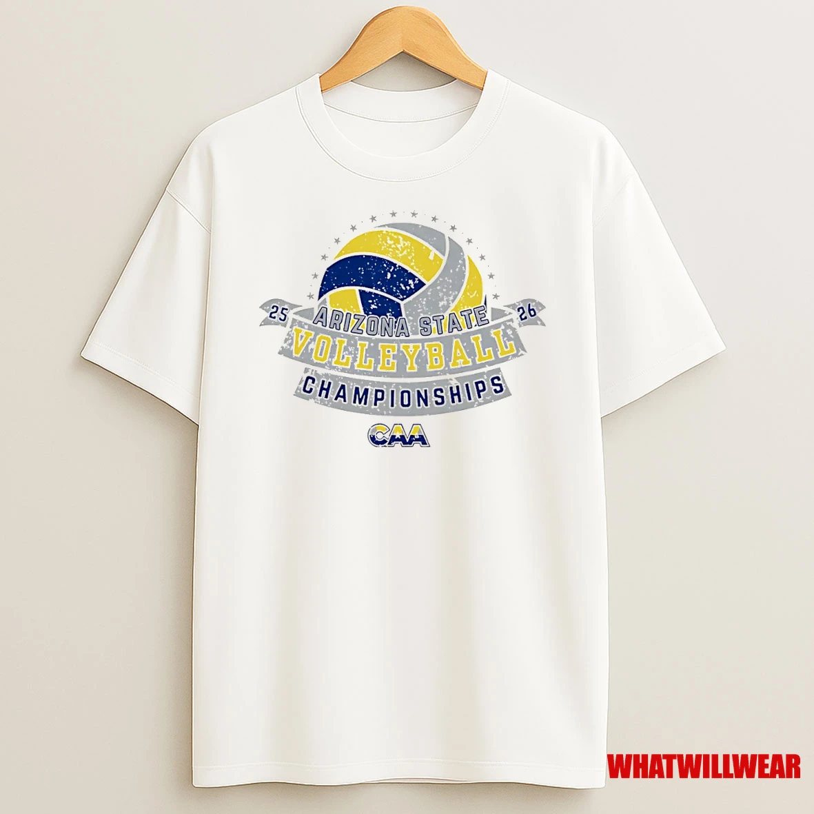 2025 26 Caa State Championship Volleyball Arizona State Shirts