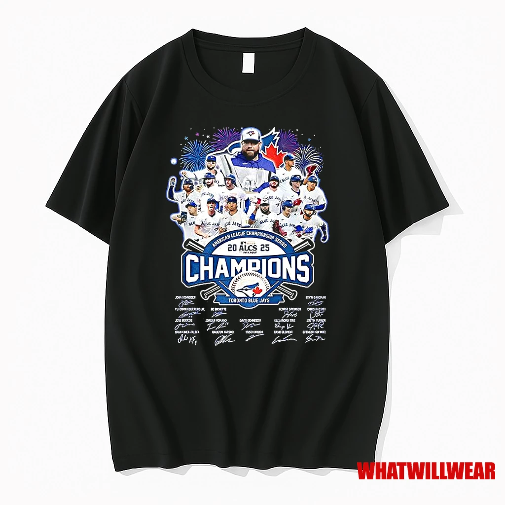 2025 Alcs Champions Toronto Blue Jays Signature Shirts