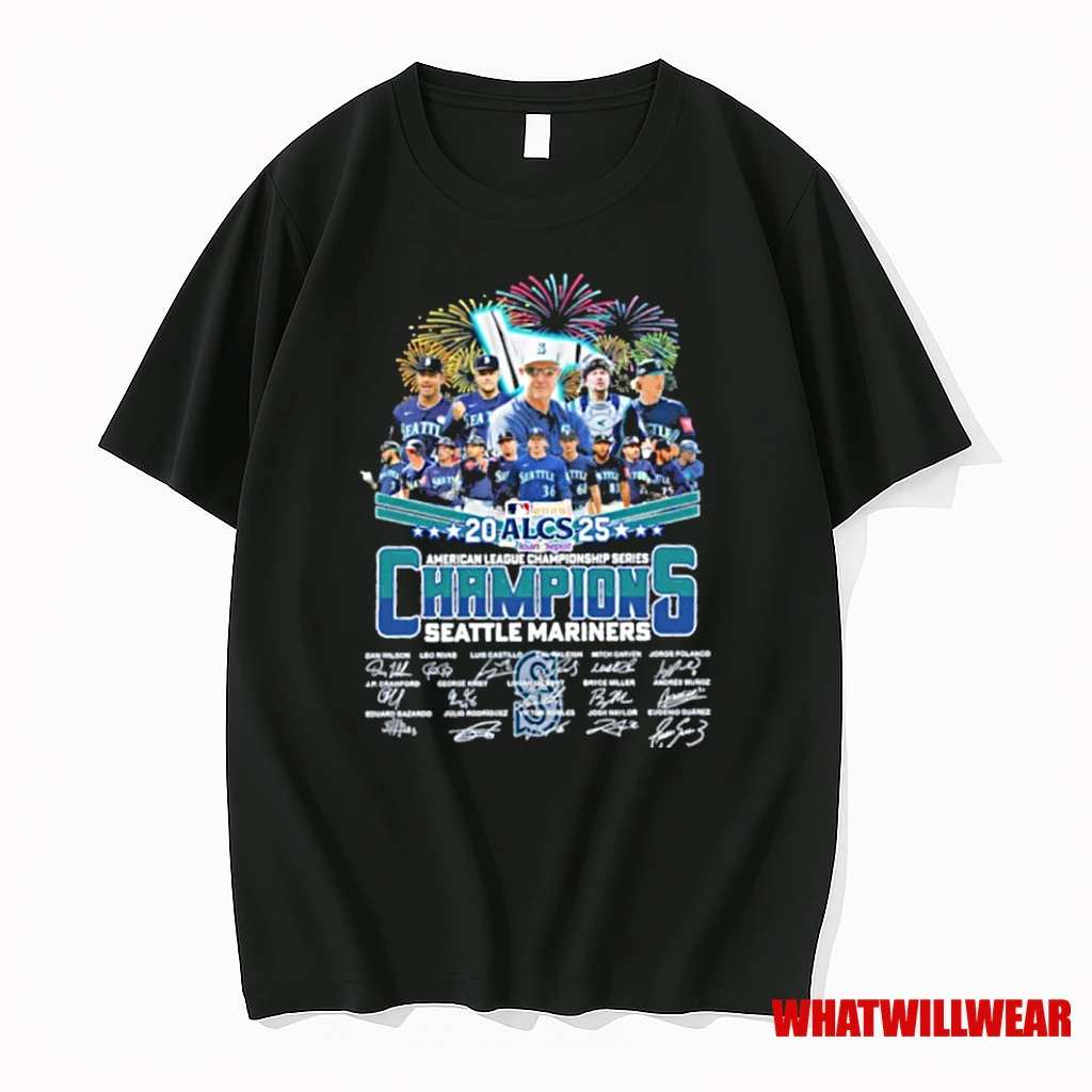 2025 Alcs American League Championship Series Champions Seattle Mariners Shirts