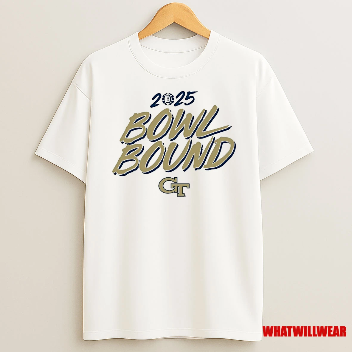 2025 Bowl Bound Georgia Tech Yellow Jackets Football Shirts
