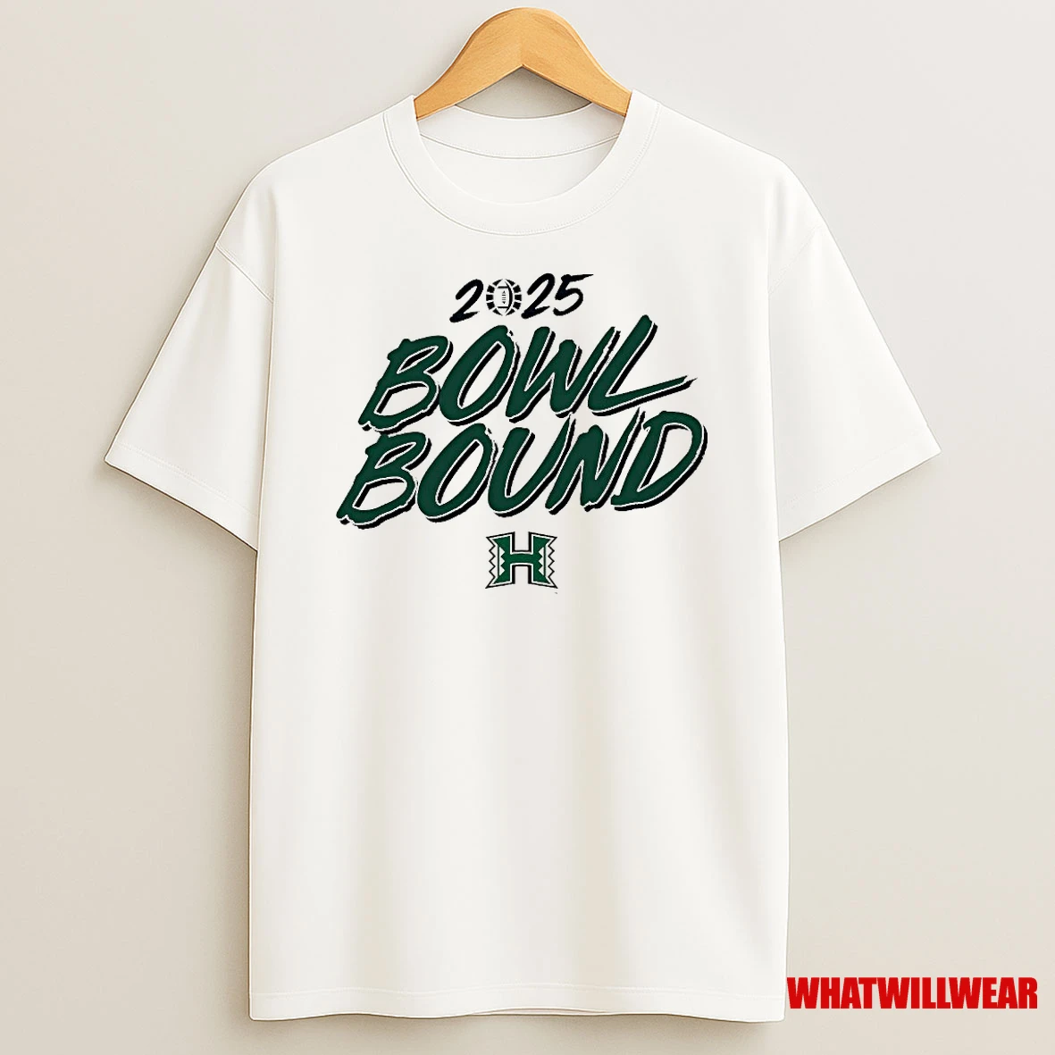 2025 Bowl Bound Hawaii Rainbow Warriors Football Shirts