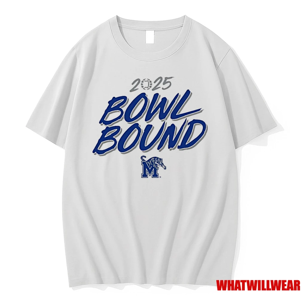 2025 Bowl Bound Memphis Tigers Football Shirts