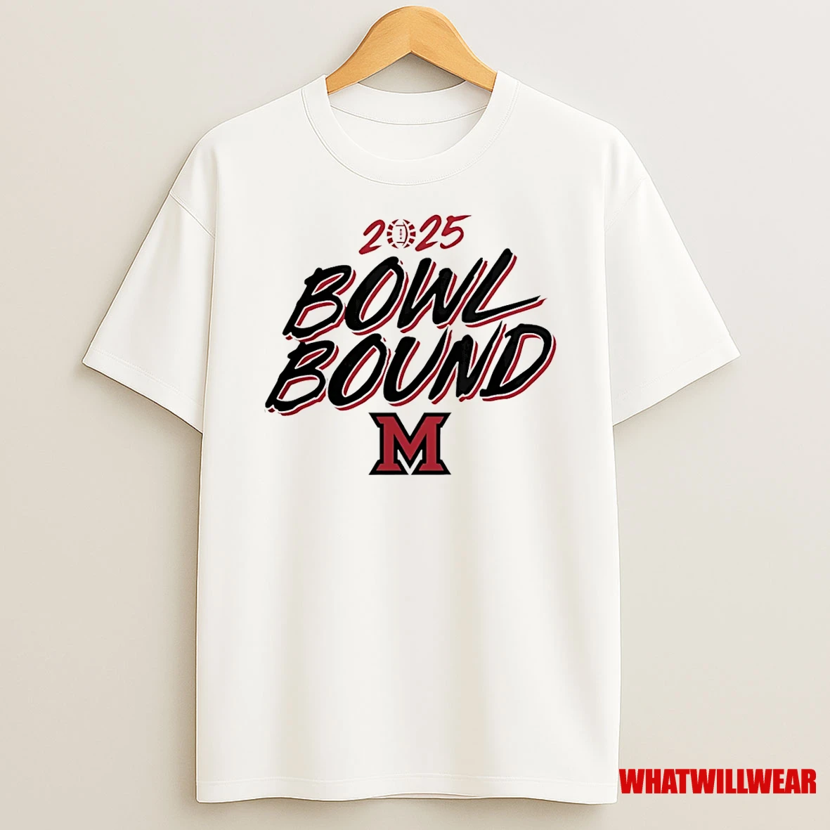 2025 Bowl Bound Miami Redhawks Football Shirts