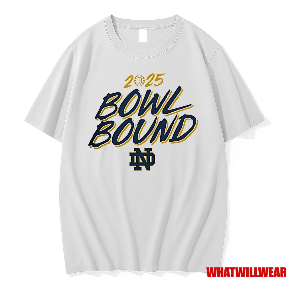 2025 Bowl Bound Notre Dame Fighting Irish Football Shirts