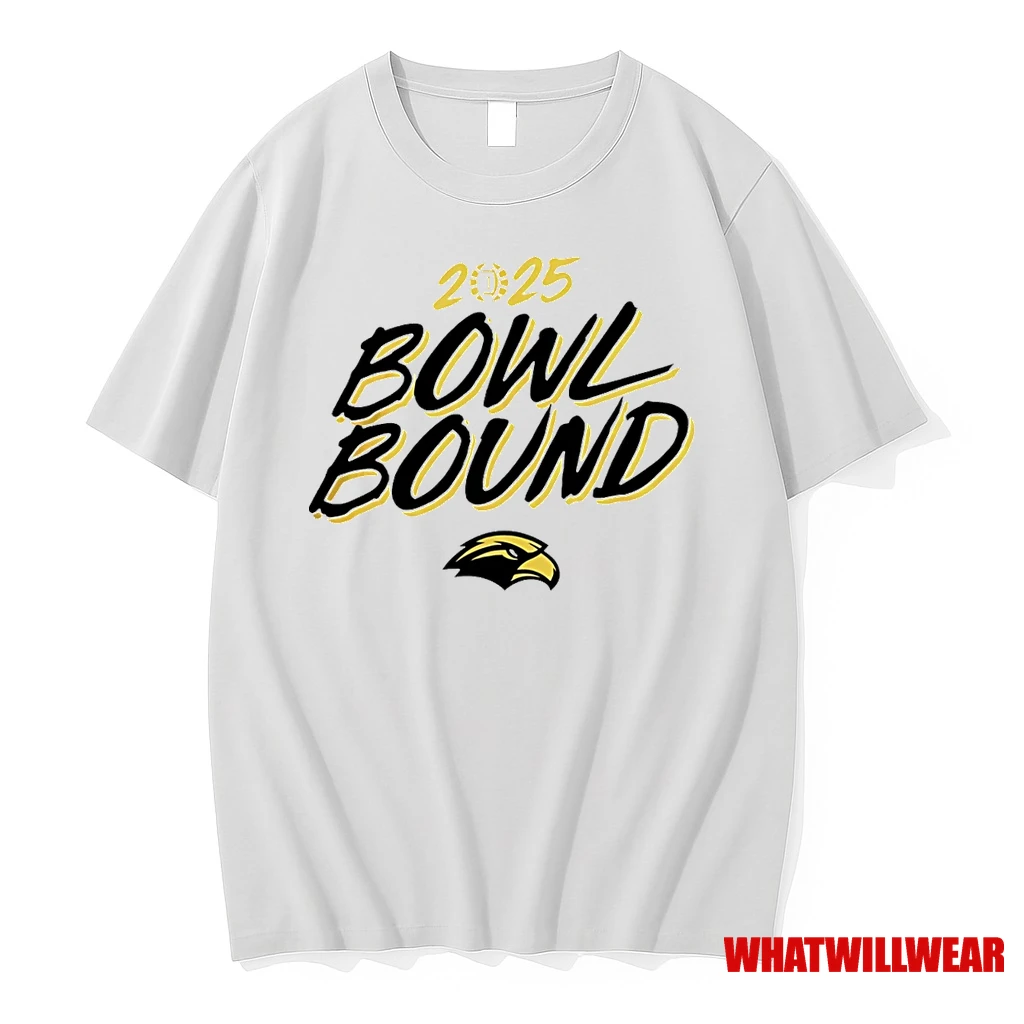 2025 Bowl Bound Southern Miss Golden Eagles Football Shirts