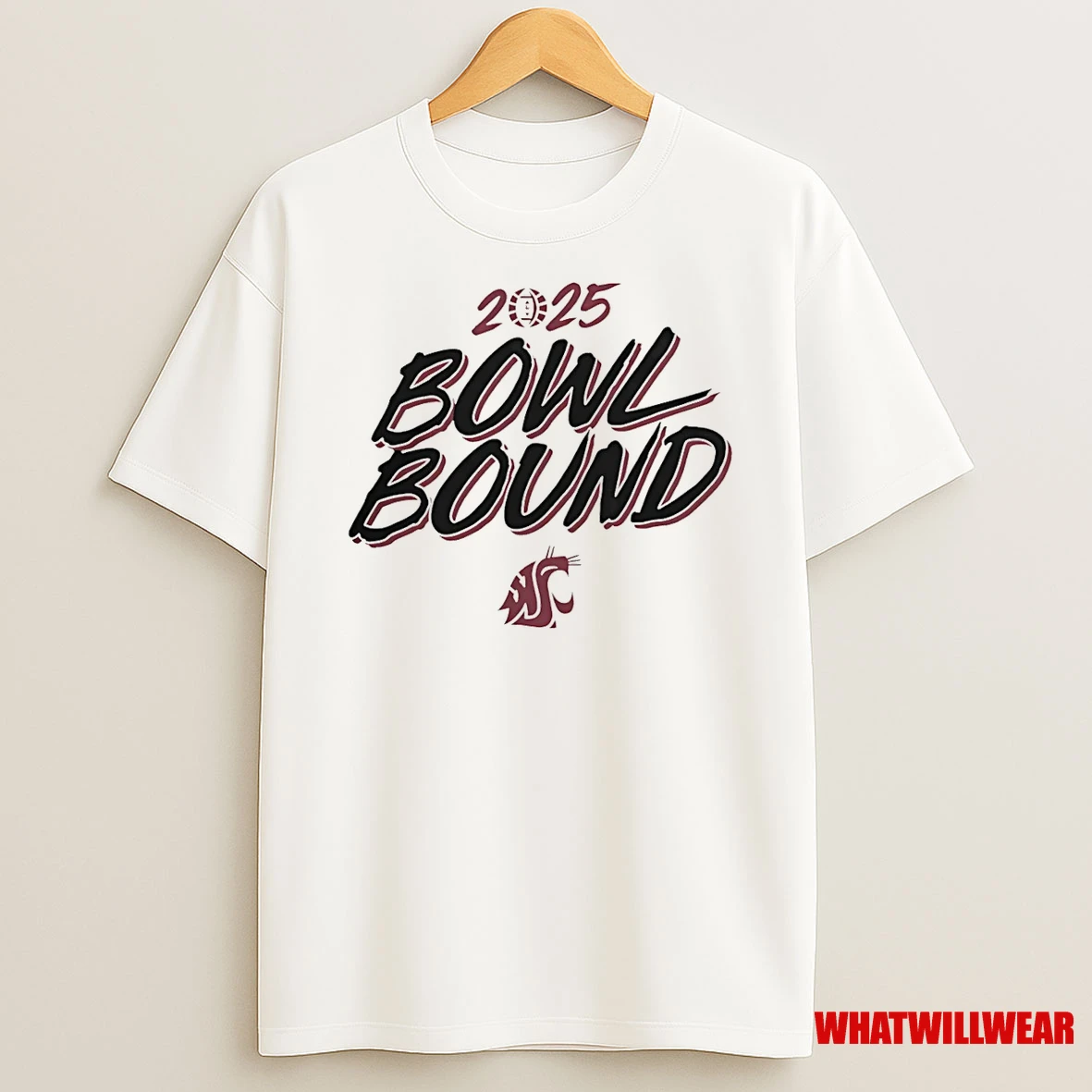 2025 Bowl Bound Washington State Cougars Football Shirts