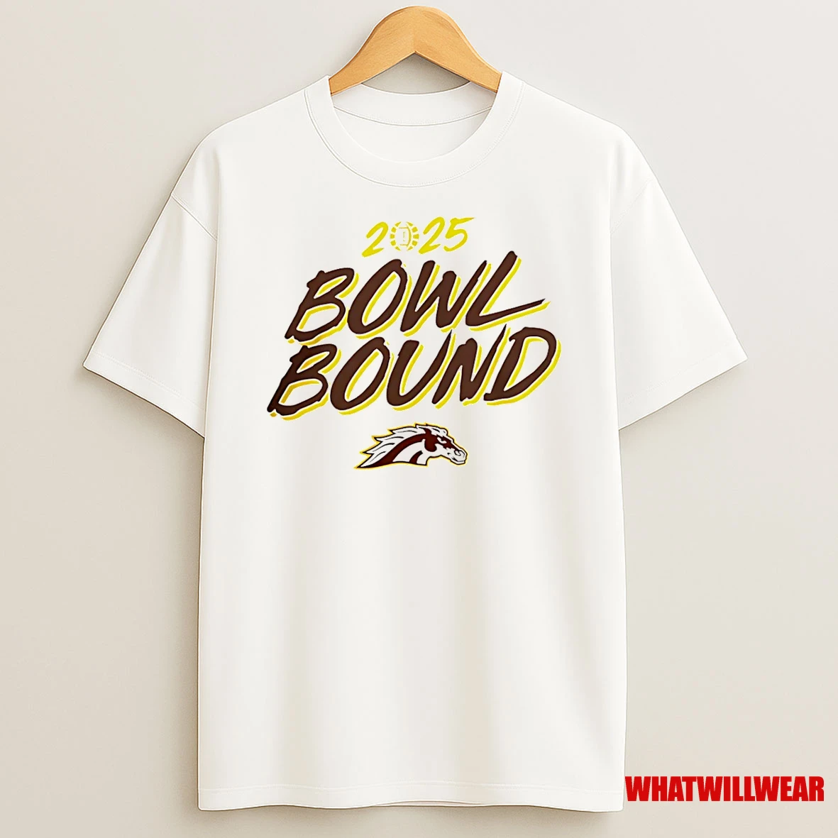 2025 Bowl Bound Western Michigan Broncos Football Shirts