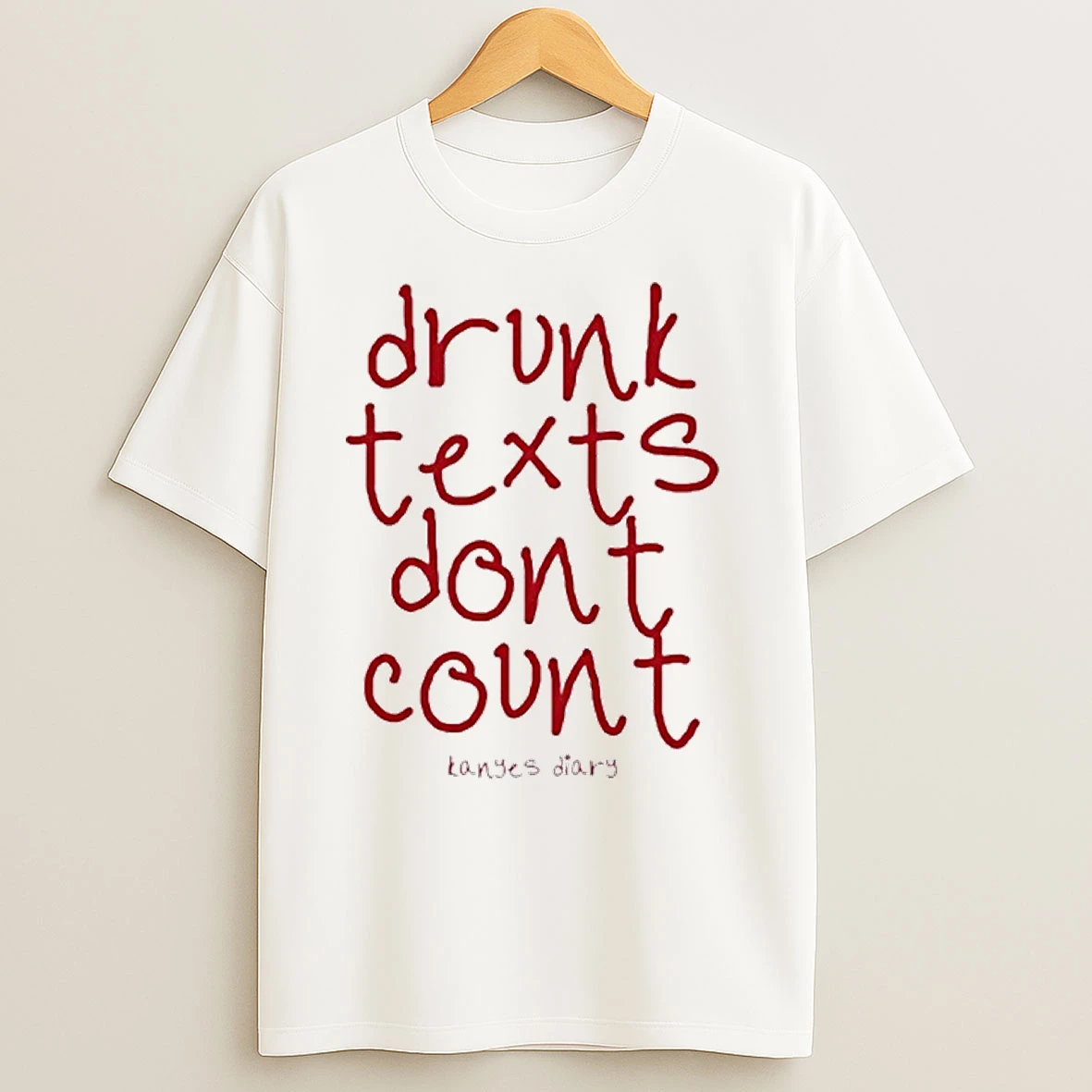 2025 Kanyes Diary Drunk Texts T Shirts