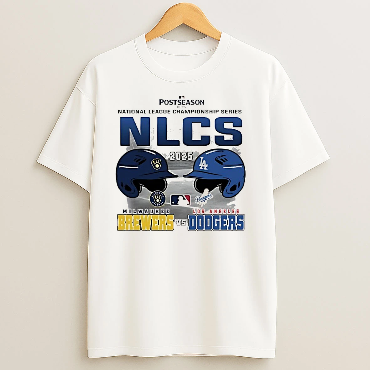 2025 Los Angeles Dodgers Vs Milwaukee Brewers Nlcs Matchup T Shirts