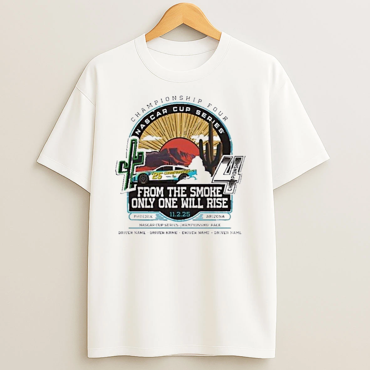2025 Nascar Cup Series Championship Four T Shirts