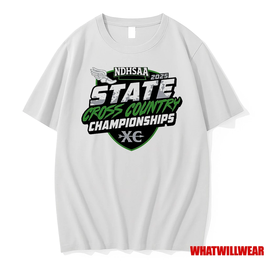 2025 Ndhsaa Cross Country State Meet Logo Shirts