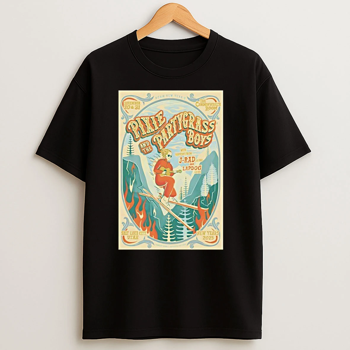 2025 Nye Pixie And The Partygrass Boys Salt Lake City Ut Tour T Shirts