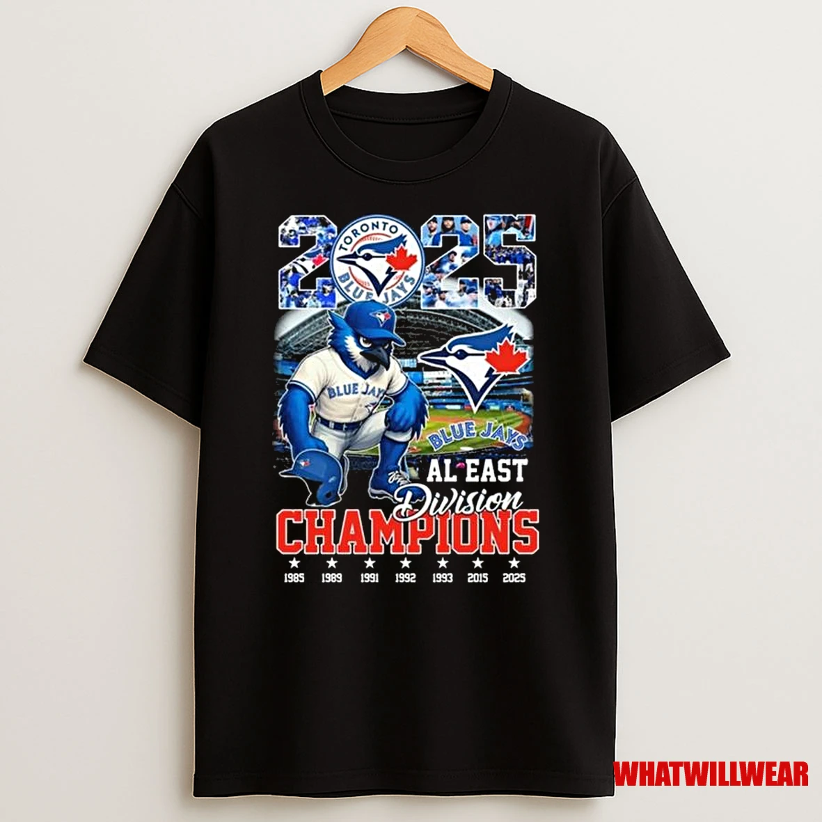 2025 Toronto Blue Jays Mascot Al East Division Champions Shirts