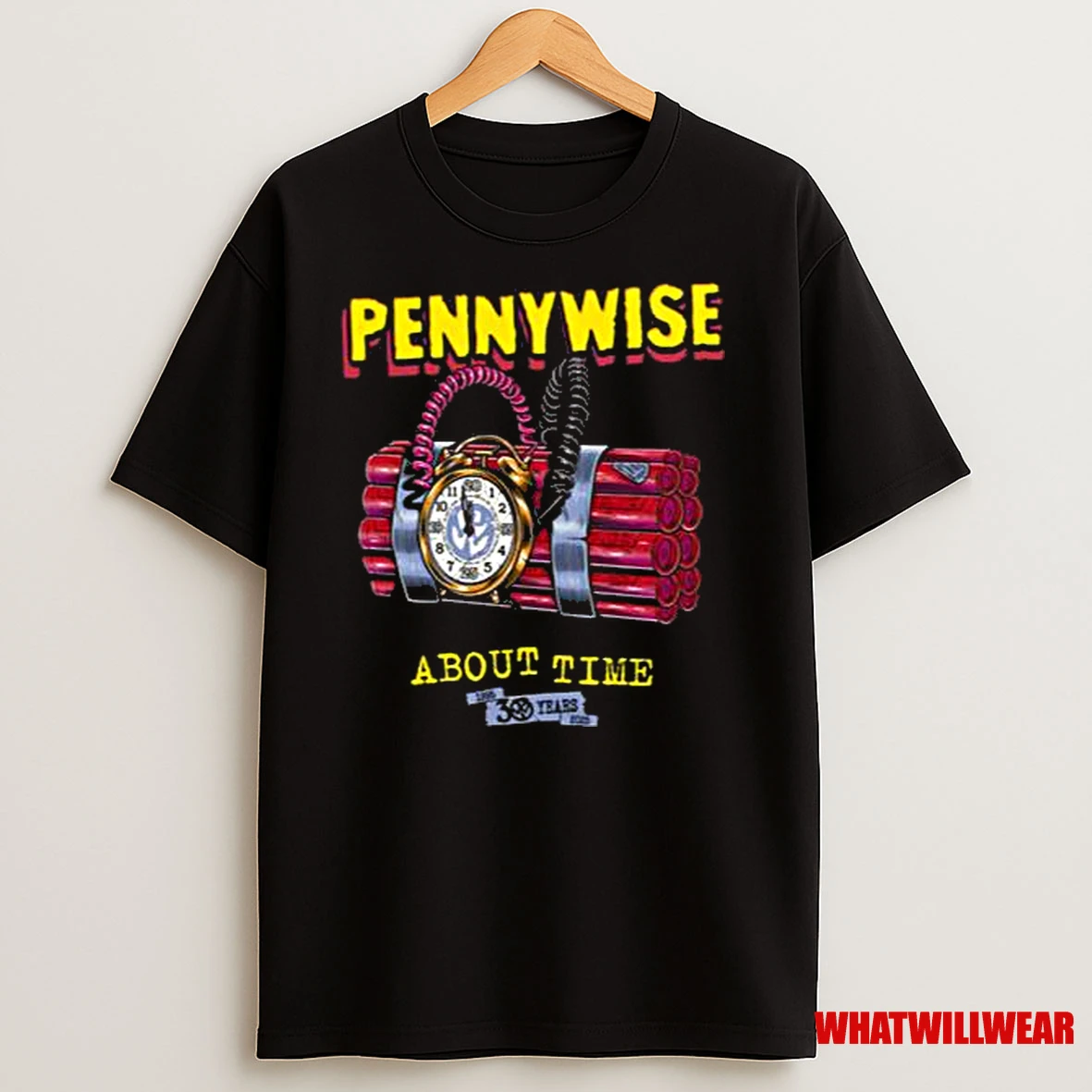 2025 Pennywise About Time 30yr Anniversary Men Shirts