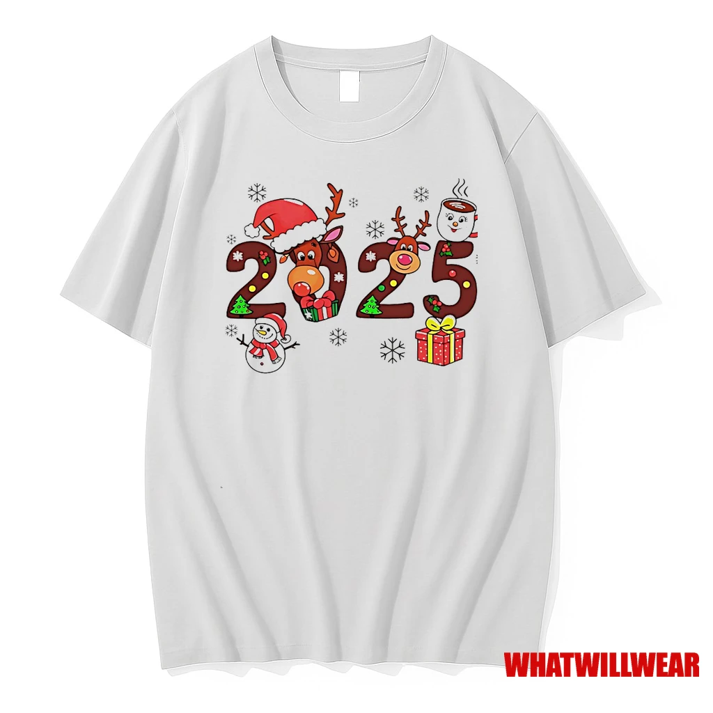 2025 Reindeer Snowman Christmas Holiday Shirts