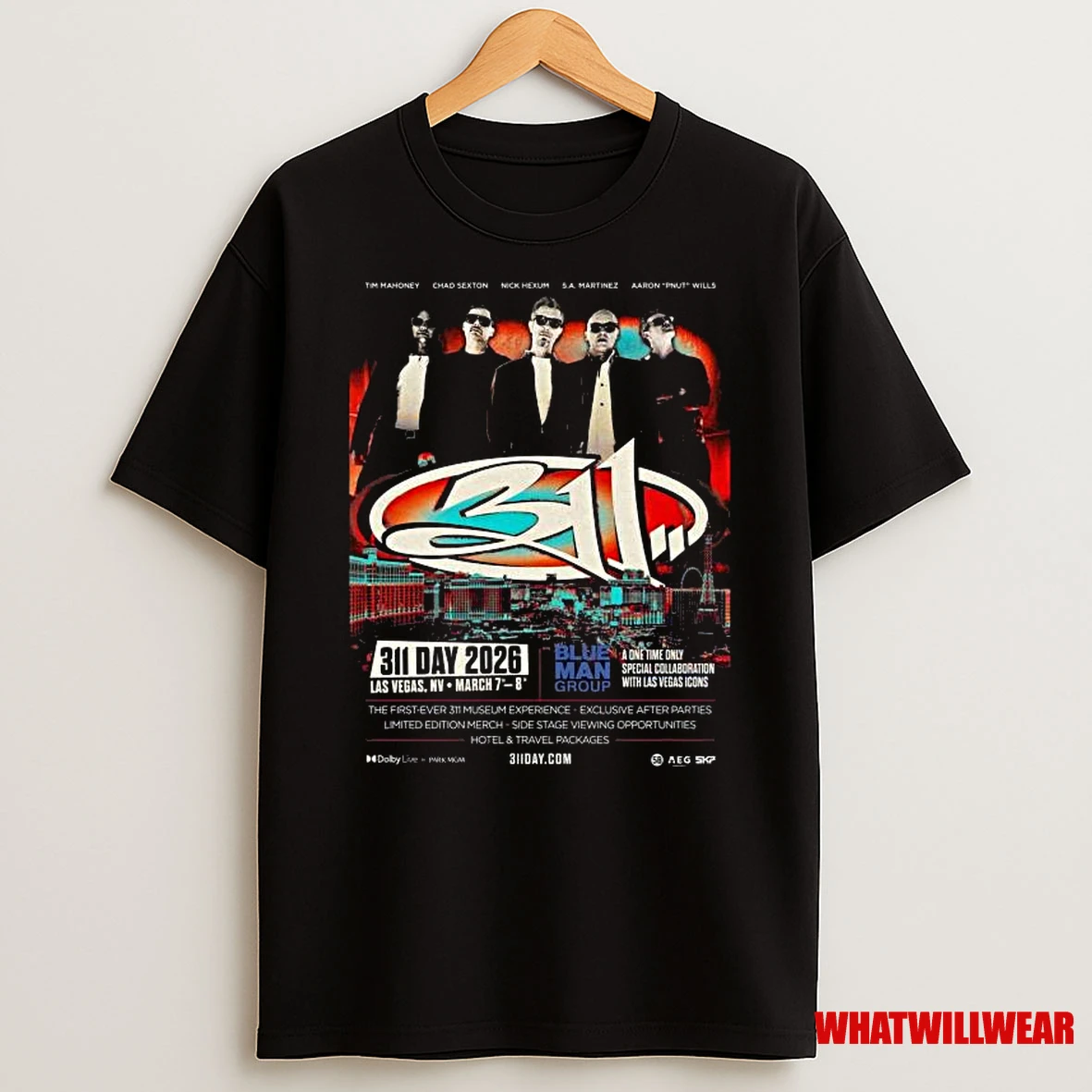 311 Las Vegas Nv March 7 8 2026 Shirts