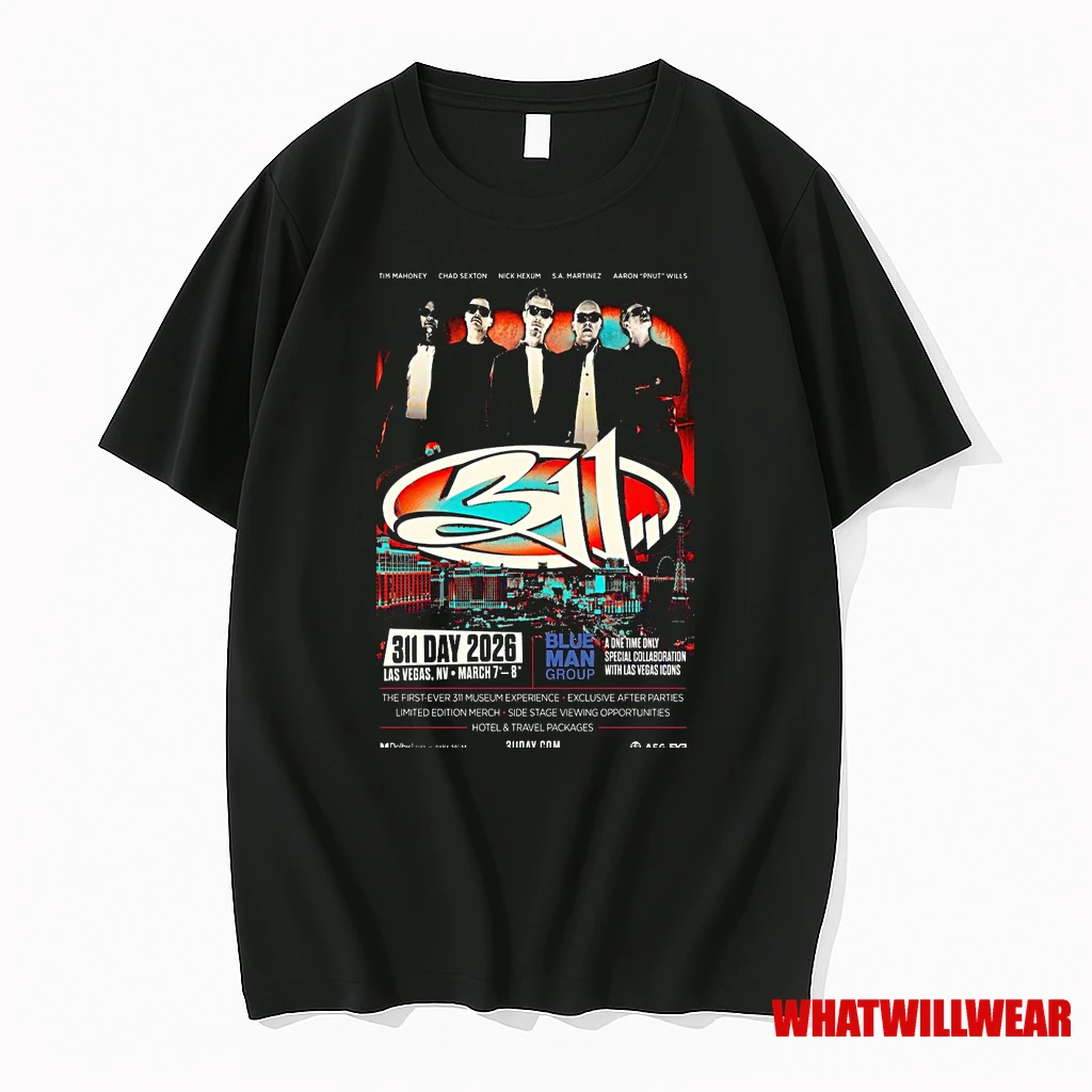311 Day 2026 Las Vegas Nv March 7 8 Concert Shirts