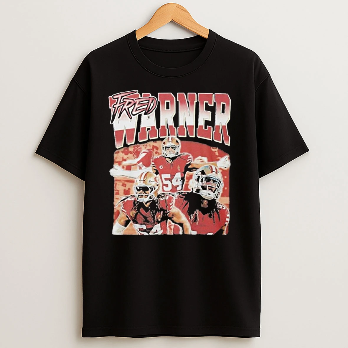 49ers Skyy Moores Fred Warner T Shirts