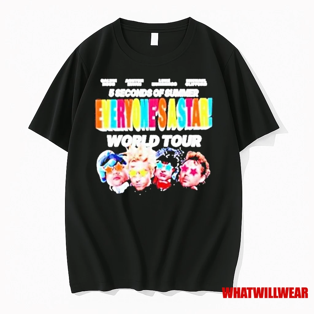 5 Seconds Of Summer World Tour Shirts