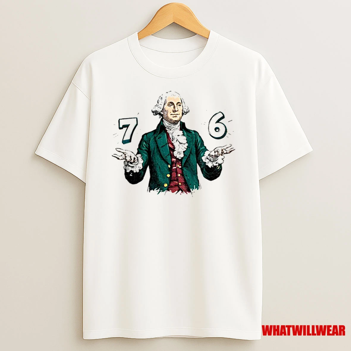 6 7 7 6 George Washington Classic Shirts