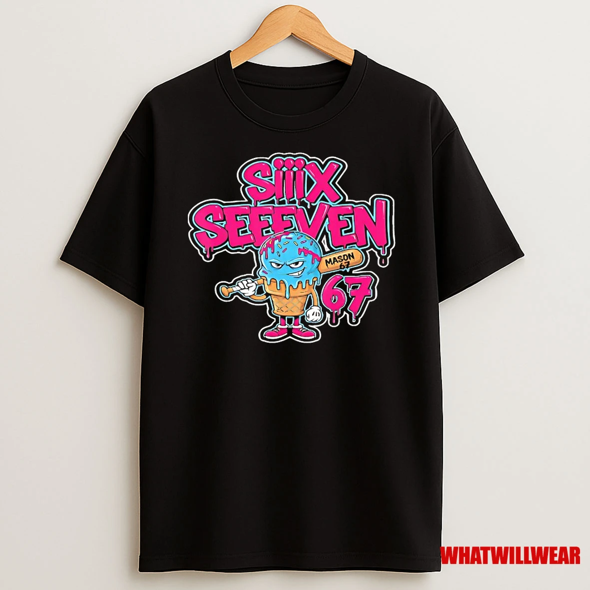 67 Baseball Player Ice Cream Shirts