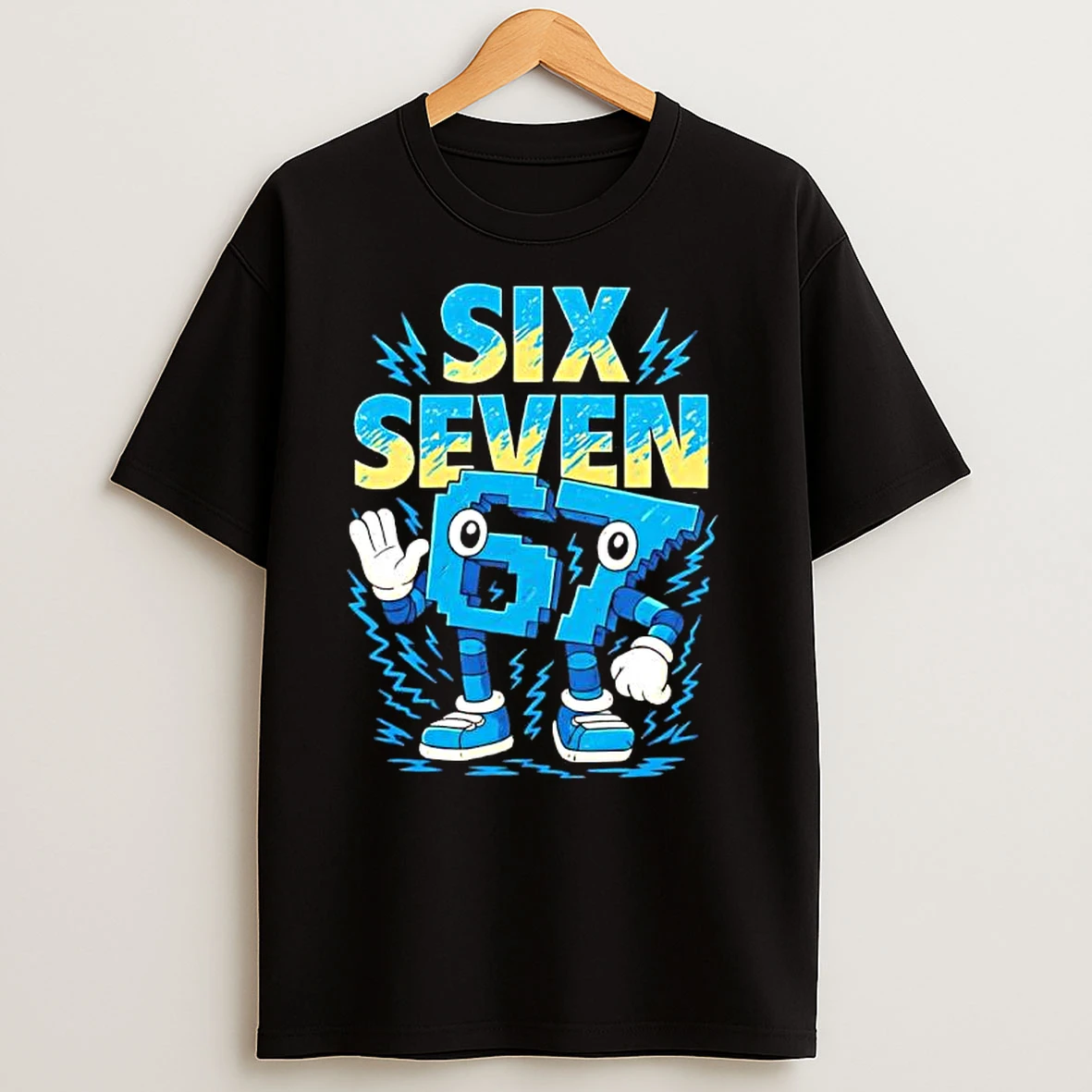67 Meme Six Seven 6 7 Italian Brainrot T Shirts