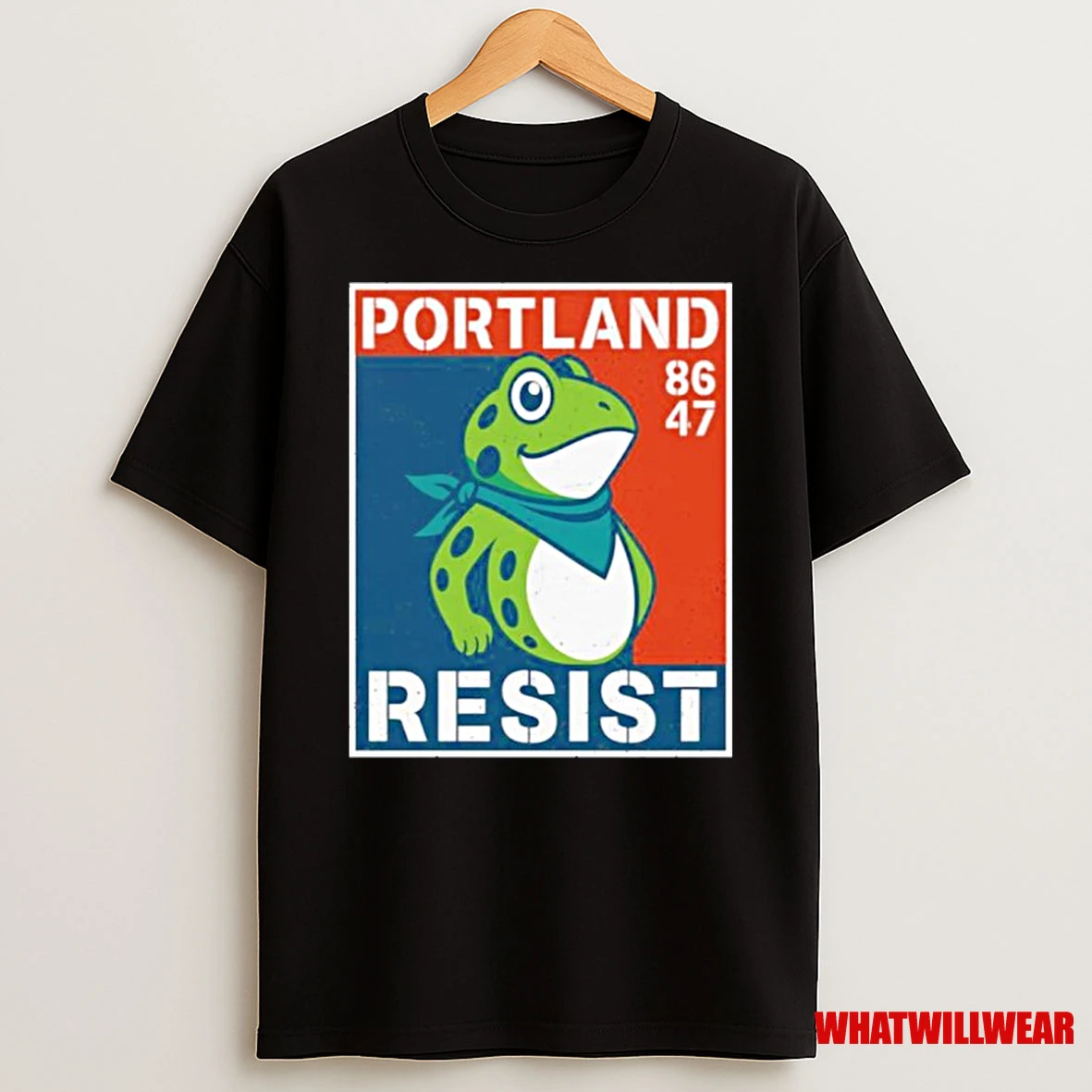 8647 Resist Portland Frog Shirts