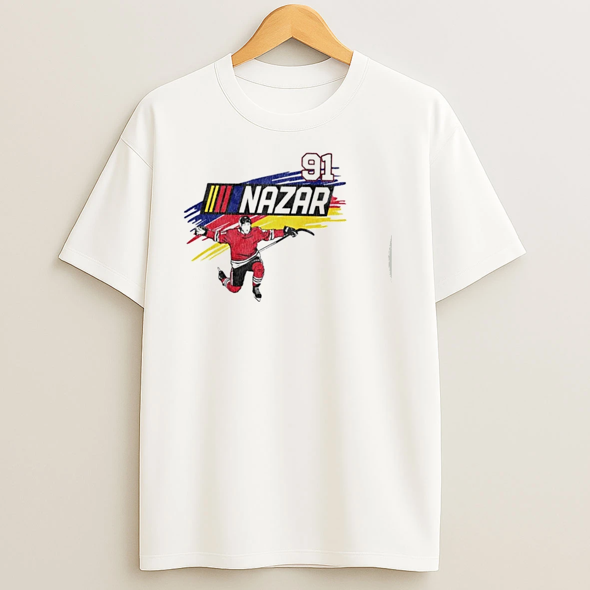 91 Nazar Frank Nazar Chicago Blackhawks Nhl X Nascar Parody T Shirts