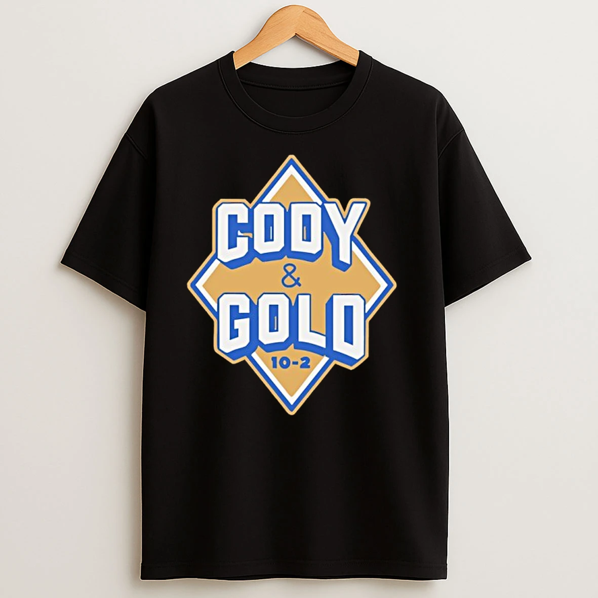 96 5 The Fan Cody And Gold Show Live From 10 2 Diamond Logo T Shirts