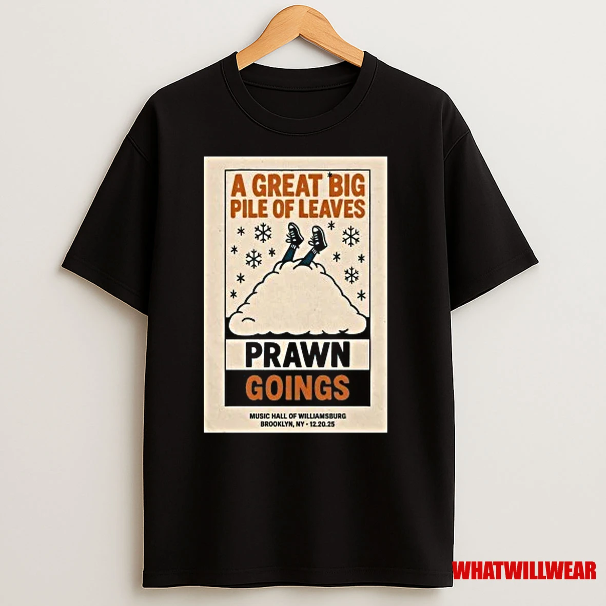 A Great Big Pile Of Leaves Music Hall Of Williamsburg In Brooklyn Ny Dec 20 2025 Shirts