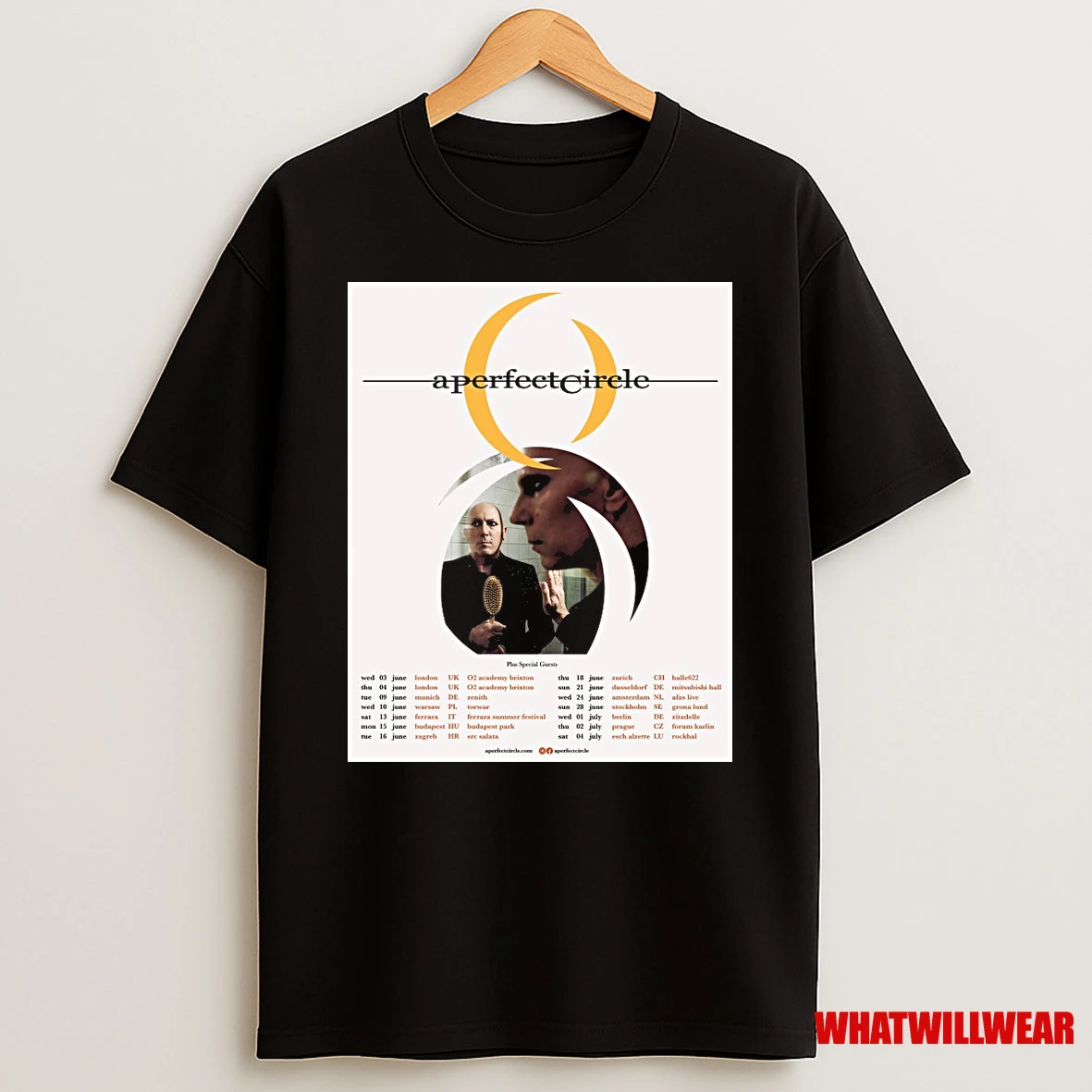 A Perfect Circle 2026 03 04 June London Uk 02 Academy Brixton 09 June Munich De Zenich Shirts