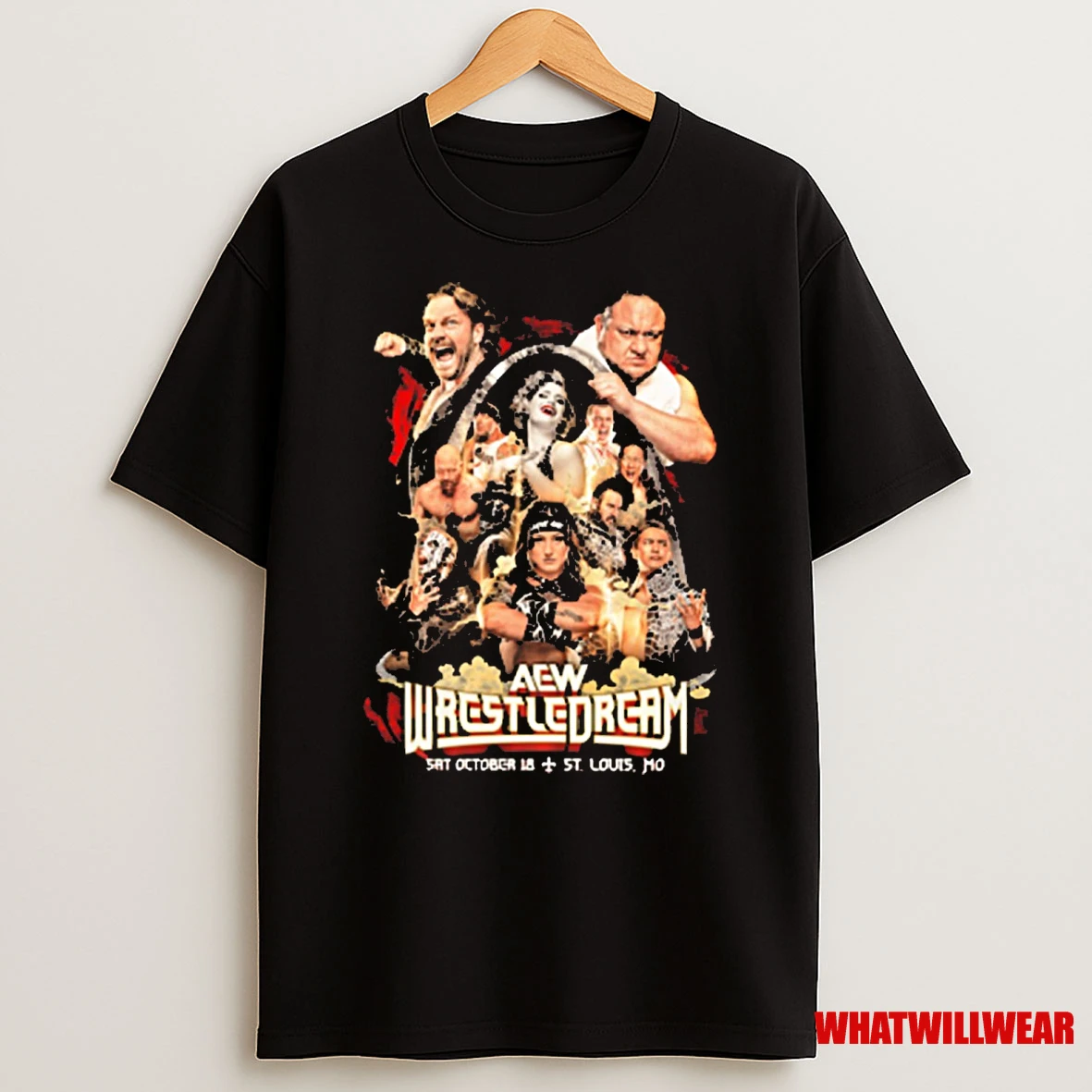 Aew Wrestledream Sat October 18 2025 St Louis Mo Fanart Shirts