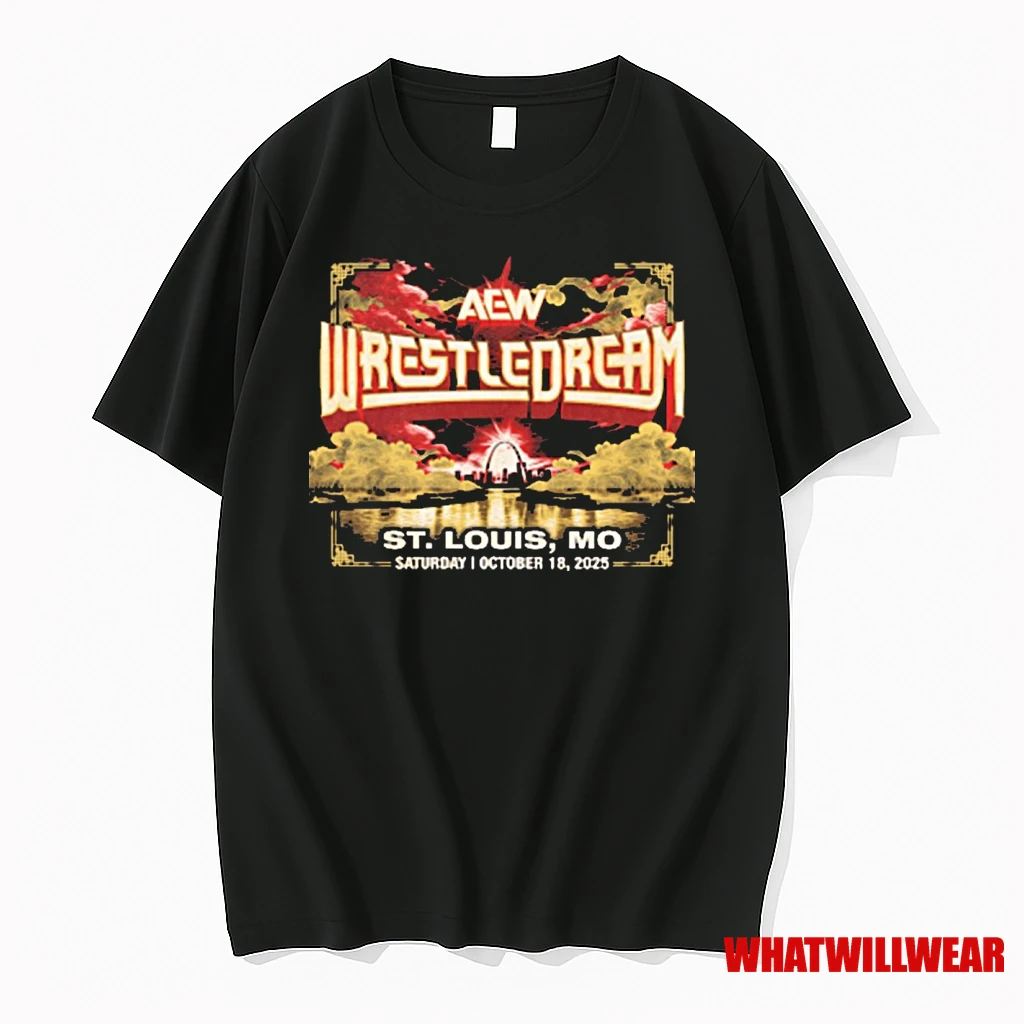 Aew Wrestledream Saturday October 18 2025 Event St Louis Mo Fanart Shirts