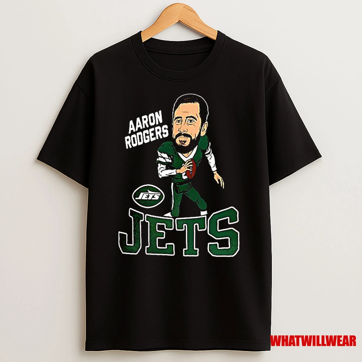 Aaron Rodgers New York Jets Nfl Caricature Player Shirts