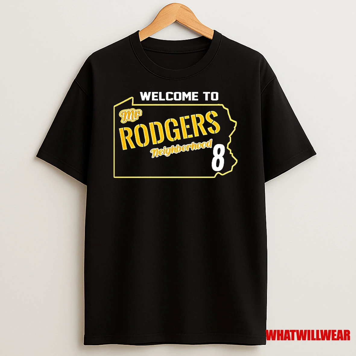 Aaron Rodgers Pittsburgh Steelers Nfl 8 Welcome To Neighborhood Shirts