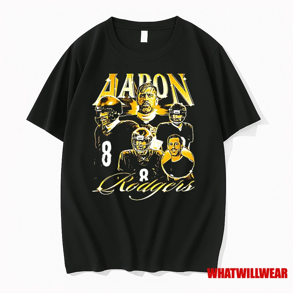 Aaron Rodgers Pittsburgh Steelers Nfl Player Collage Vintage Shirts
