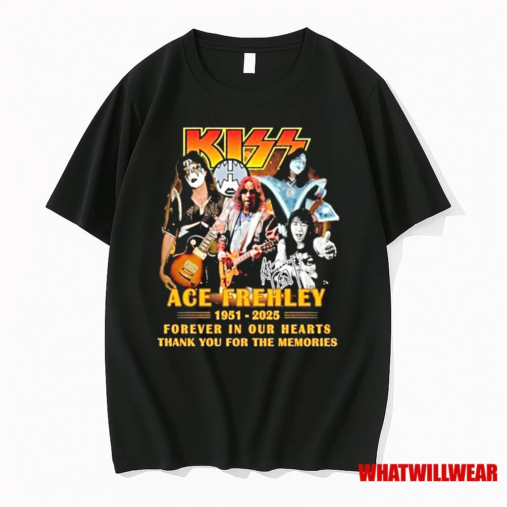 Ace Frehley 1951 2025 Forever In Our Hearts Thank You For The Memories Shirts