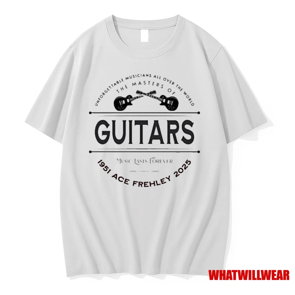 Ace Frehley 1951 2025 Music Lasts Forever Shirts