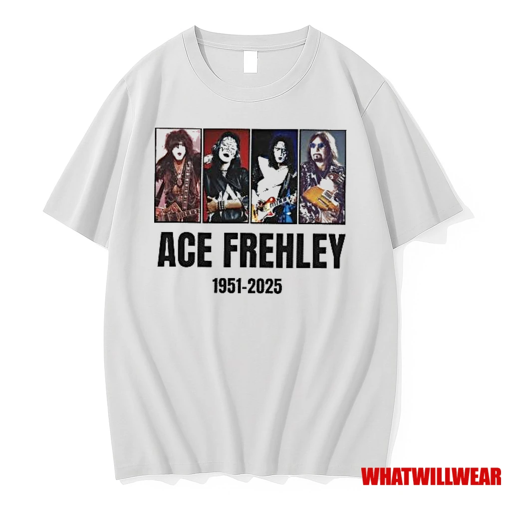 Ace Frehley 1951 2025 Vintage 90s Shirts