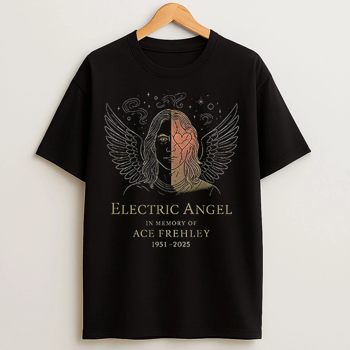 Ace Frehley Guitar Legend In Memory Of Electric Angel 1951 2025 T Shirts