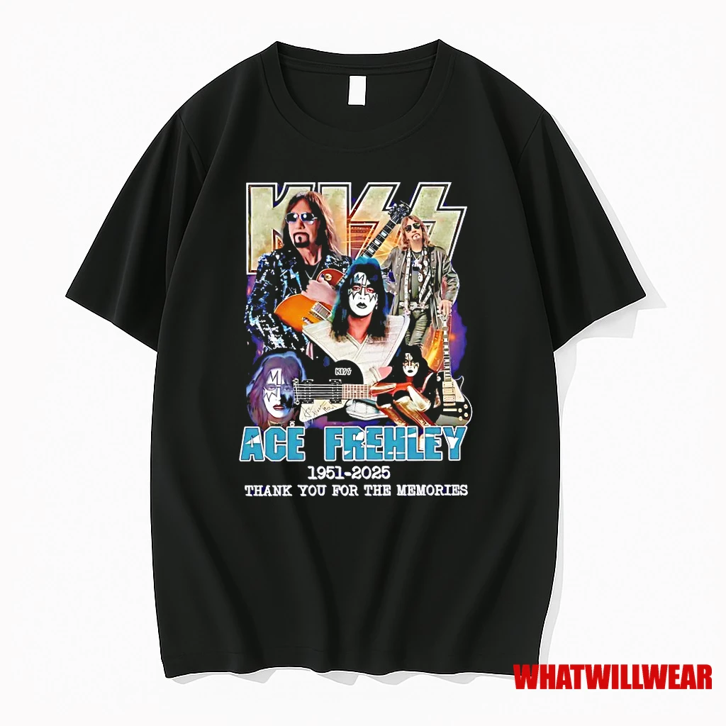 Ace Frehley Kiss 1951 2025 Thank You For The Memories Shirts