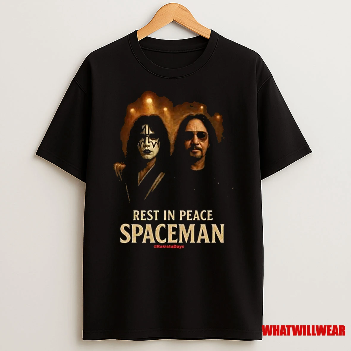 Ace Frehley Rest In Peace Spaceman Shirts