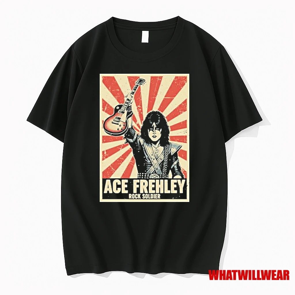 Ace Frehley Rock Soldier Rip Shirts
