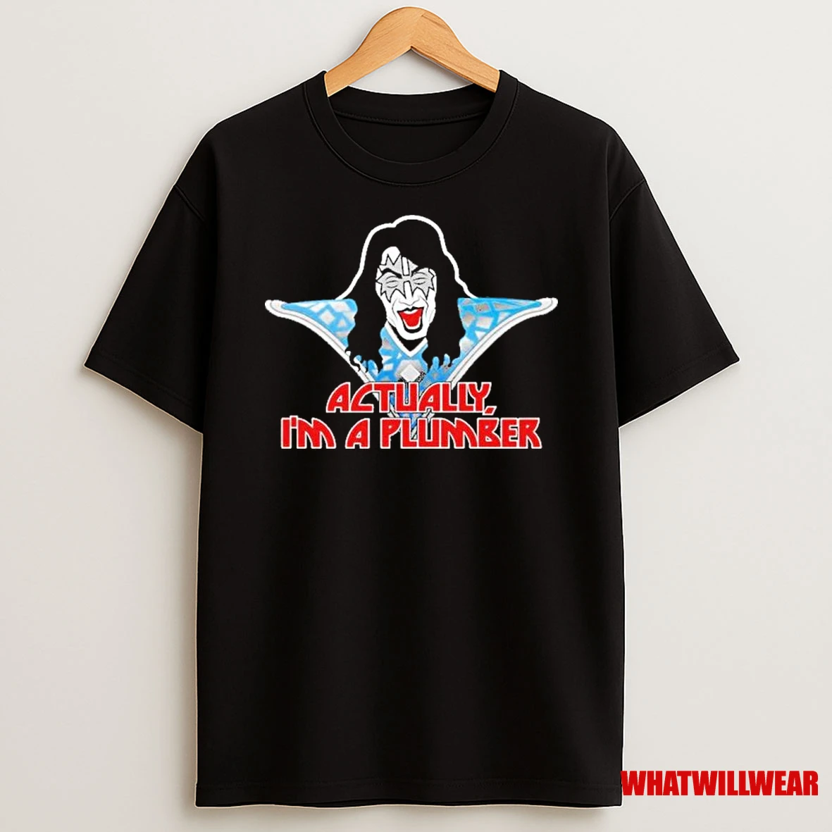 Ace Frehley Space Ace Bear Actually Im A Plumber Shirts
