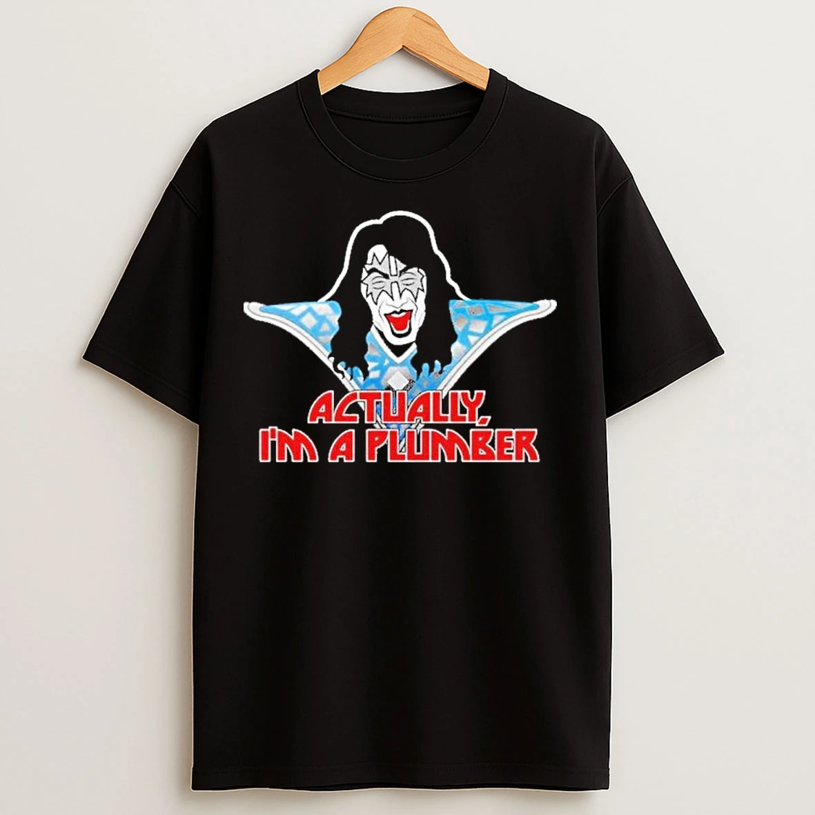 Ace Frehley Space Ace Bear Actually Im A Plumber T Shirts