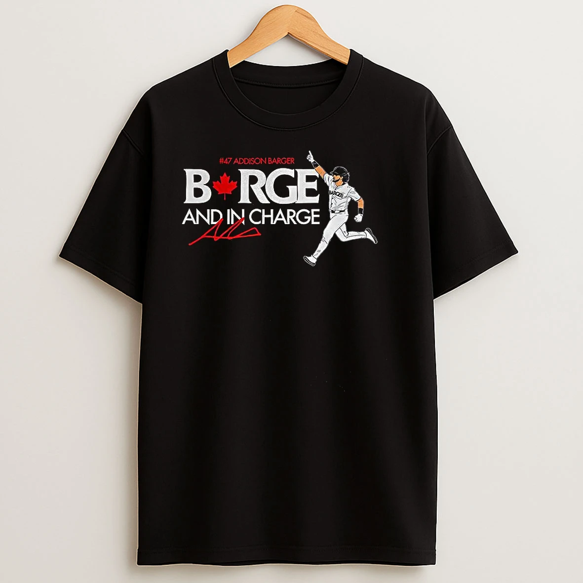 Addison Barger Barge And In Charge Signature T Shirts