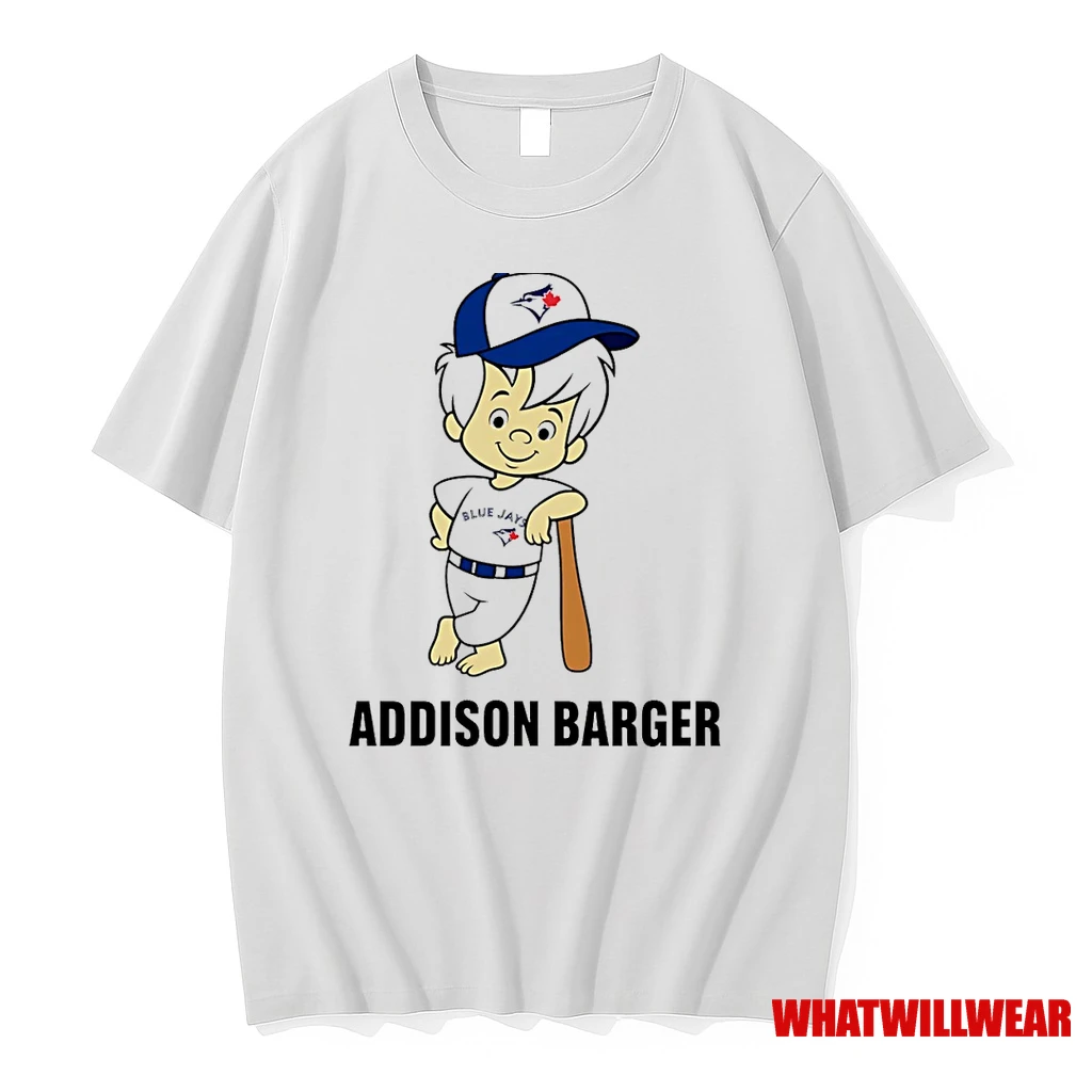 Addison Barger Toronto Blue Jays Cartoon Shirts