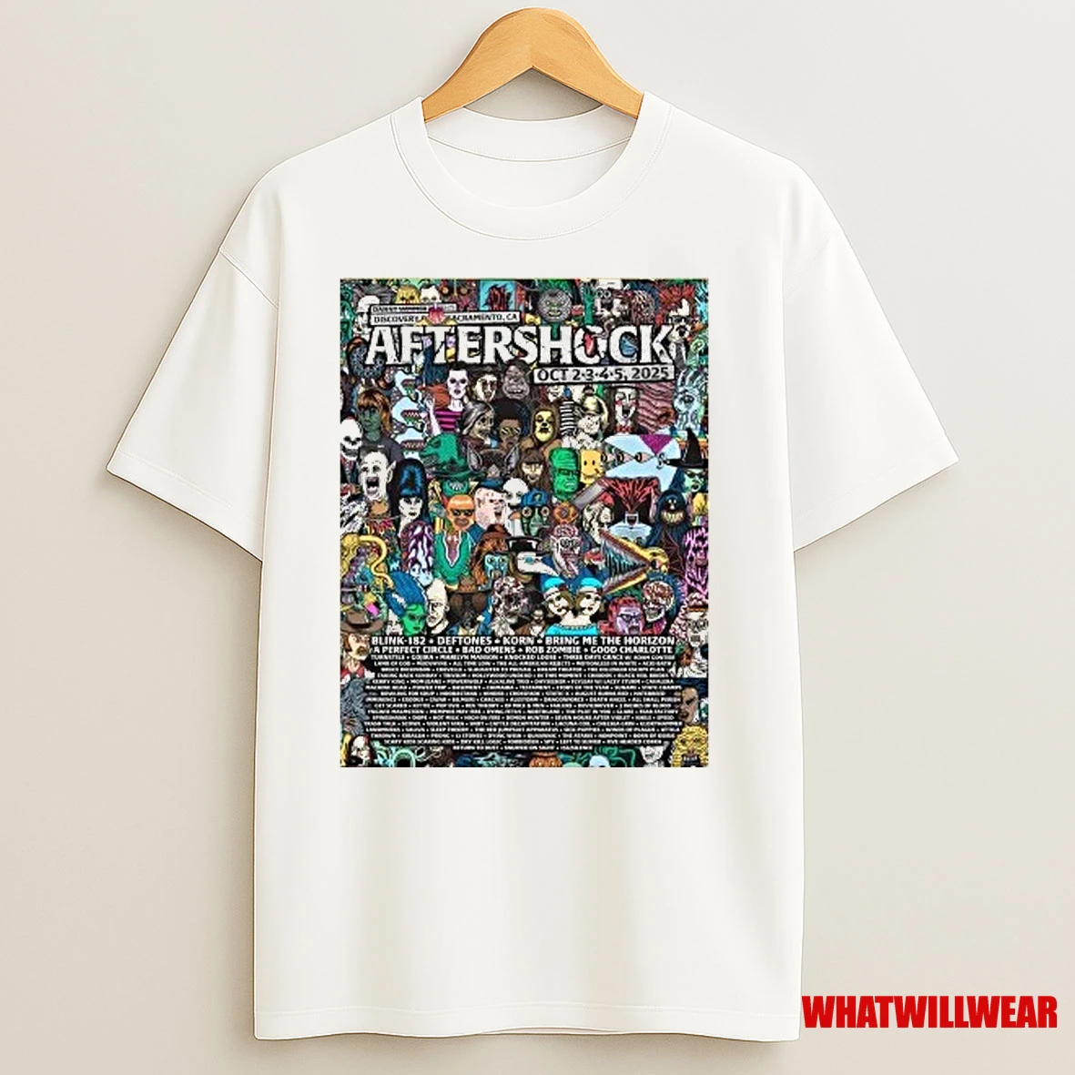 Aftershock Festival 2025 Sacramento California Venue On October 2 3 4 5 2025 Shirts