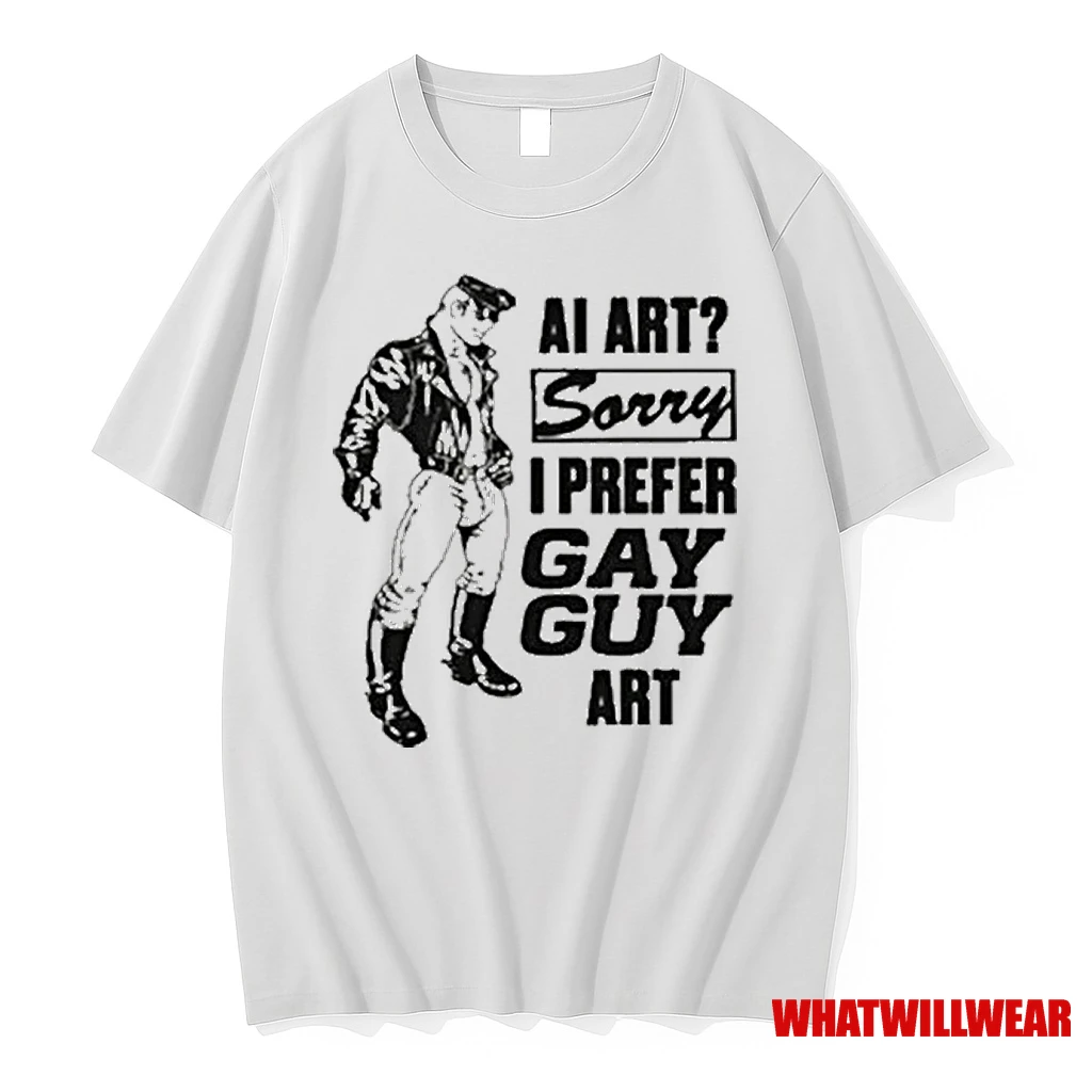 Ai Art Sorry I Prefer Gay Guy Art 2025 Shirts