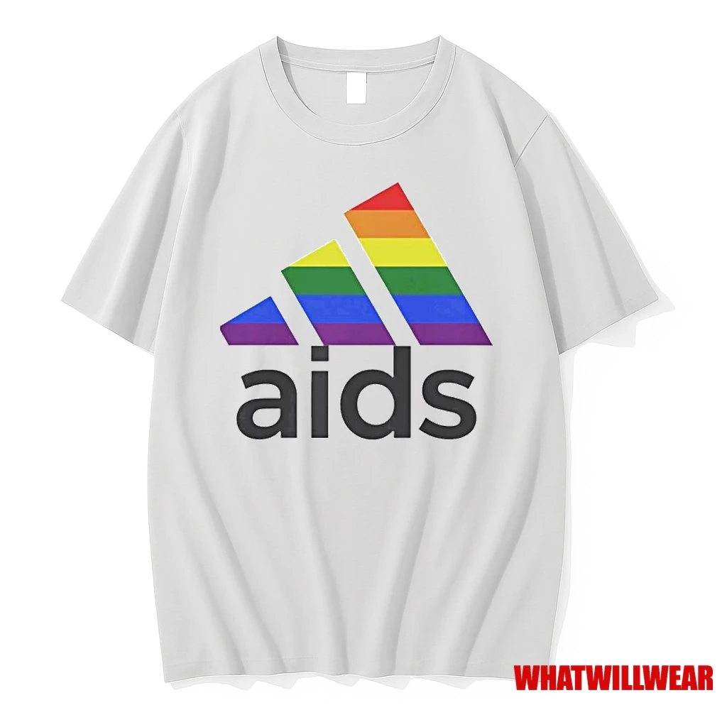 Aids Pride Flag Parody Ornaments Shirts